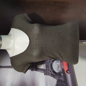 Olive Green Scoop Neck T-Shirt